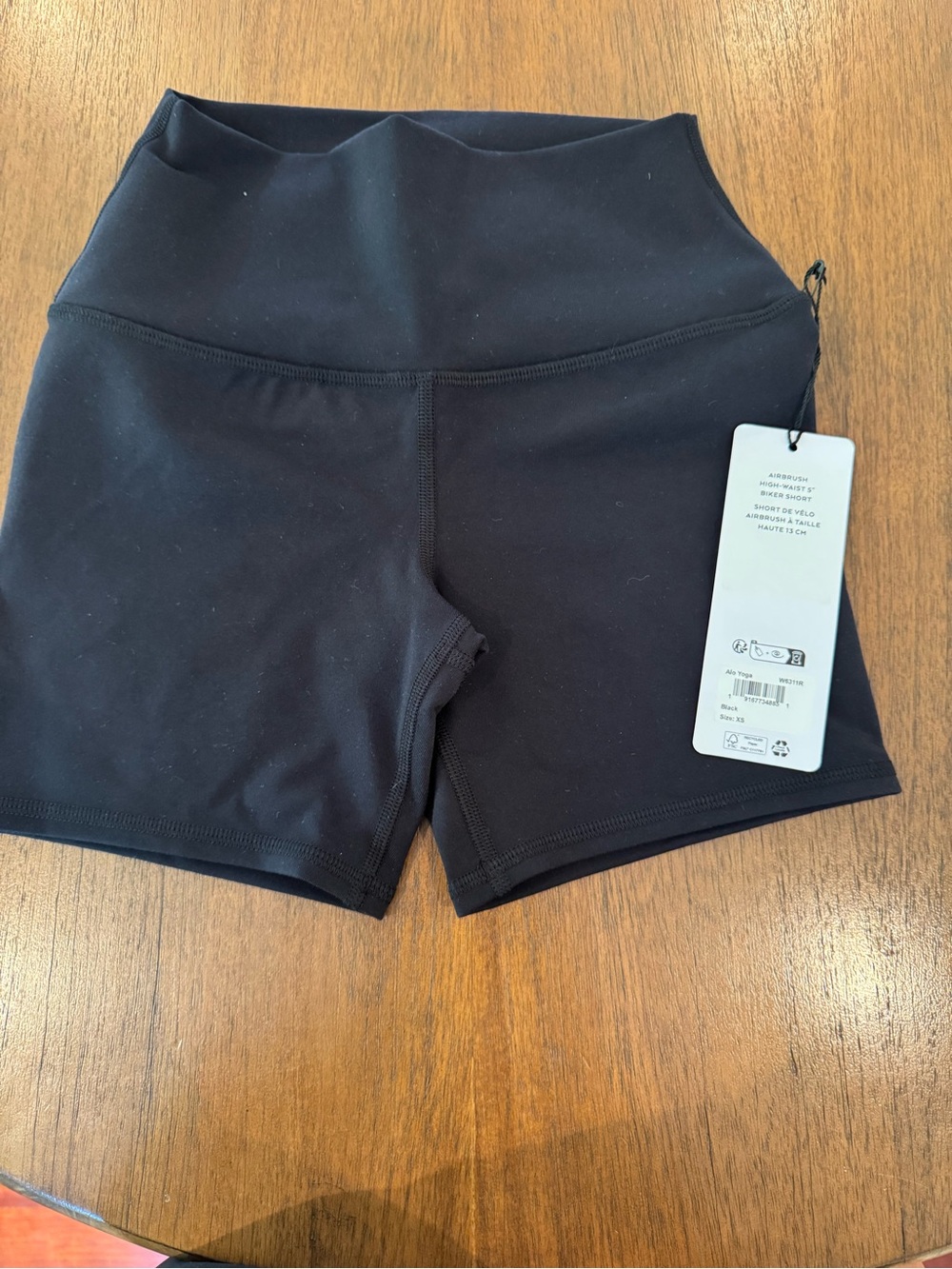 ALO Yoga Black High-Rise Bike Shorts